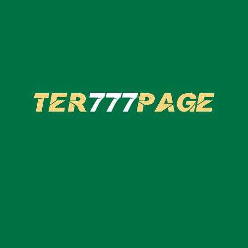 Logo da TER777PAGE