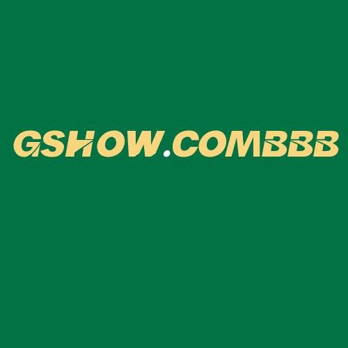 Logo da GSHOWBBB